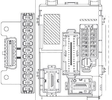 vauxhall combo cigarette lighter fuse location 2017 Vauxhall Combo fuse box diagram
