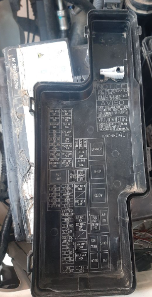 2023 Toyota Hilux Cigarette lighter fuse