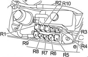 2006 Nissan Sentra 5th Gen fuse box diagram