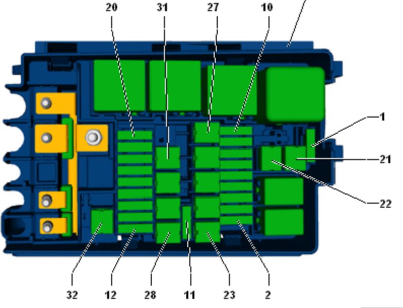 2014 vw passat cigarette lighter fuse location 2014 Diesel Volkswagen Passat fuse box diagram