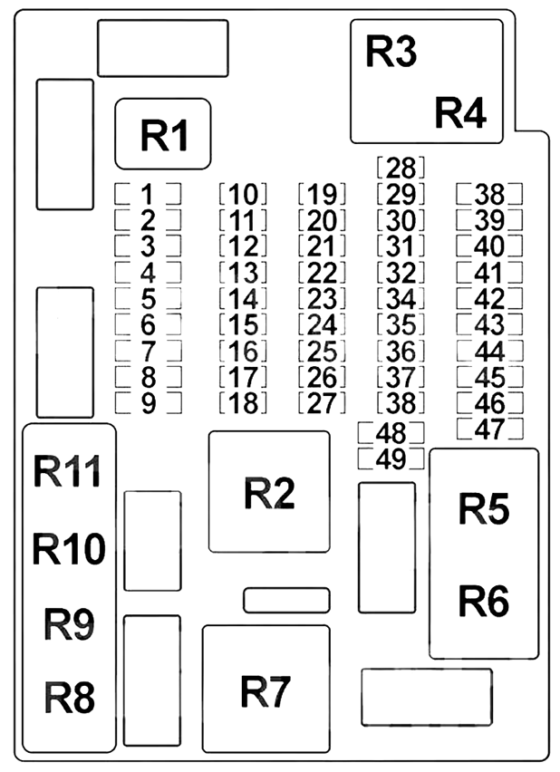 2008 mini cooper cigarette lighter fuse 2008 Mini Cooper fuse box diagram