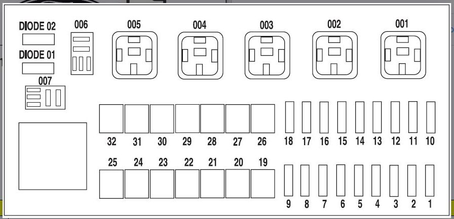 2006 ford escape cigarette lighter fuse 2006 Ford Escape Hybrid fuse box diagram