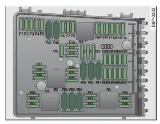 audi a3 2007 cigarette lighter fuse 2007 Audi A3 fuse box diagram