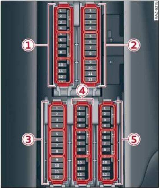 audi q8 cigarette lighter fuse 2022 Audi Q8 fuse box diagram