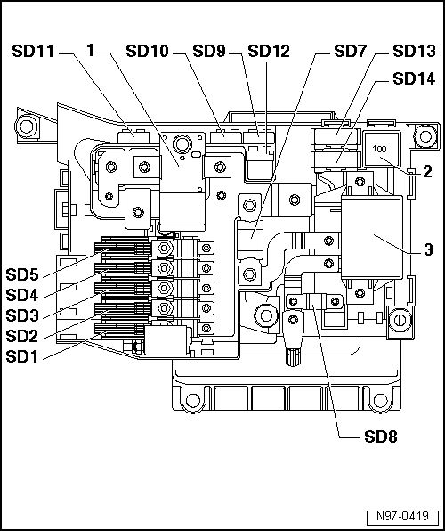 2007 Volkswagen Touareg Cigarette lighter fuse