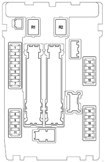2012 nissan maxima cigarette lighter fuse location 2012 Nissan Maxima fuse box diagram