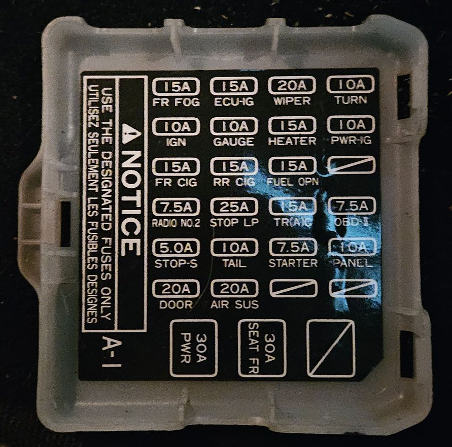2012 bmw x5 cigarette lighter fuse 12v/Cigarette Lighter Fuse location