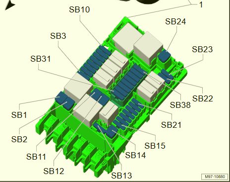 2023 Volkswagen Atlas Cigarette lighter fuse