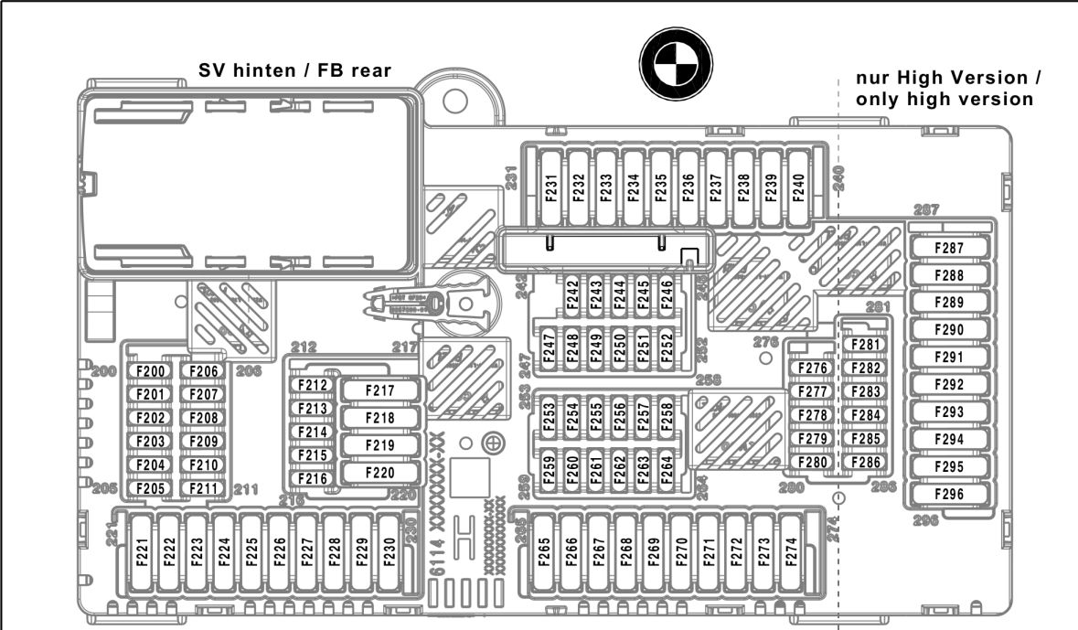 2022 BMW X4 Cigarette lighter fuse