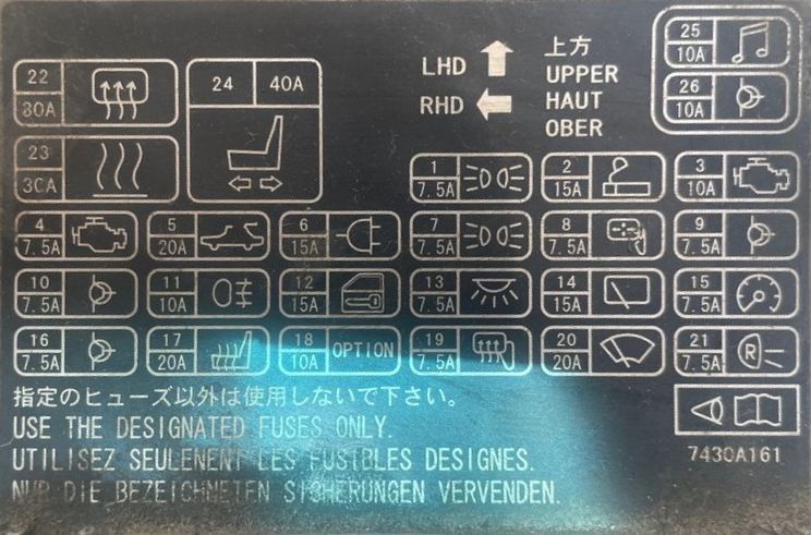 2014 Australia Mitsubishi Triton Cigarette lighter fuse