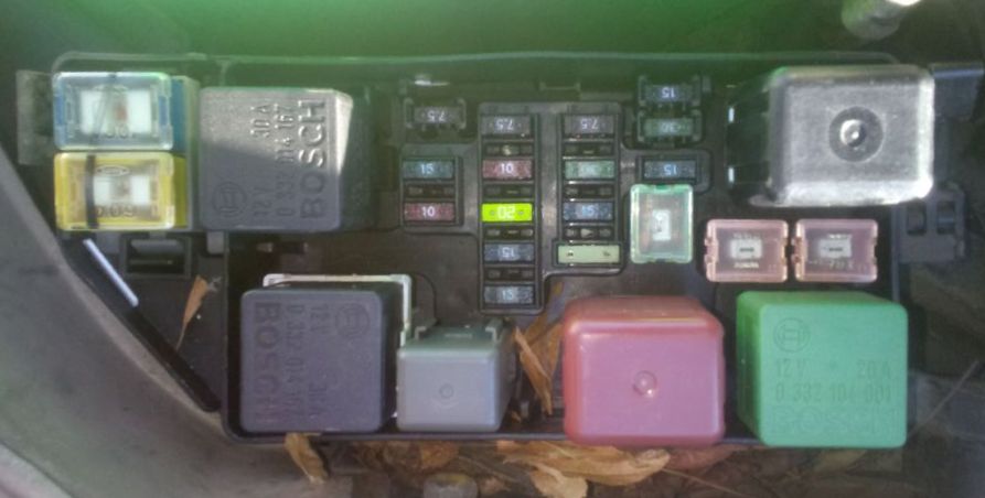 1996 Toyota Camry fuse box diagram
