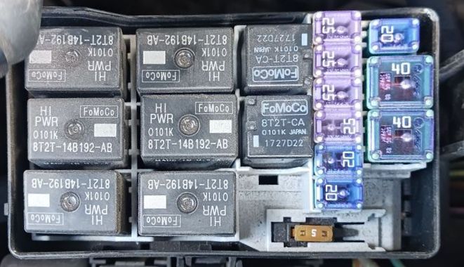 2017 Ford F-350 fuse box diagram
