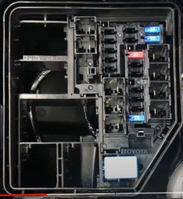 2021 Toyota RAV4 fuse box diagram