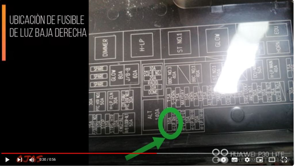 2018 Toyota Fortuner fuse box diagram