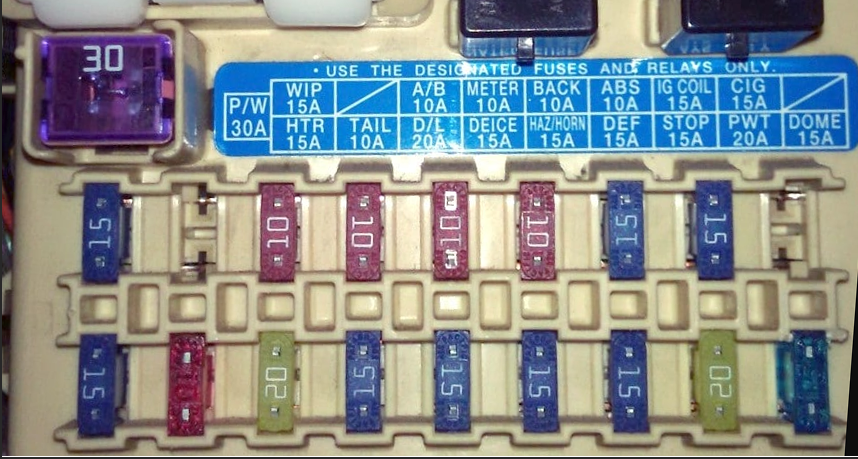 2007 Suzuki Alto Cigarette lighter fuse