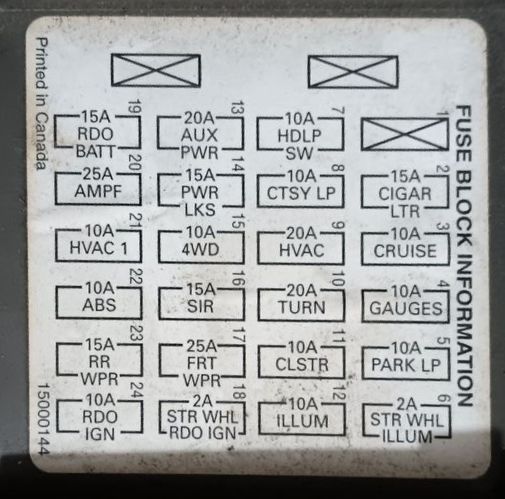 2013 vw beetle cigarette lighter fuse Fuses